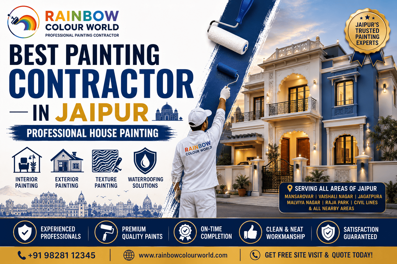 Best Painting Contractor in Jaipur: How to Choose the Right Professional Painters for Your Home