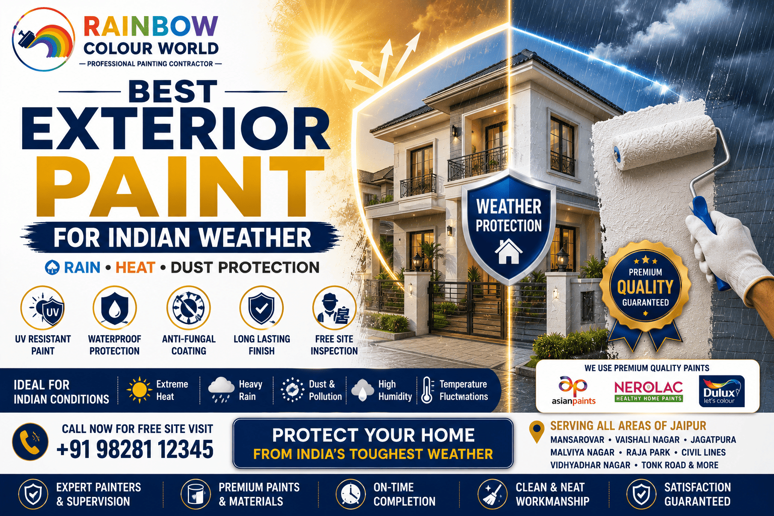 Best Exterior Paint for Indian Weather: Complete Guide for Long-Lasting Protection