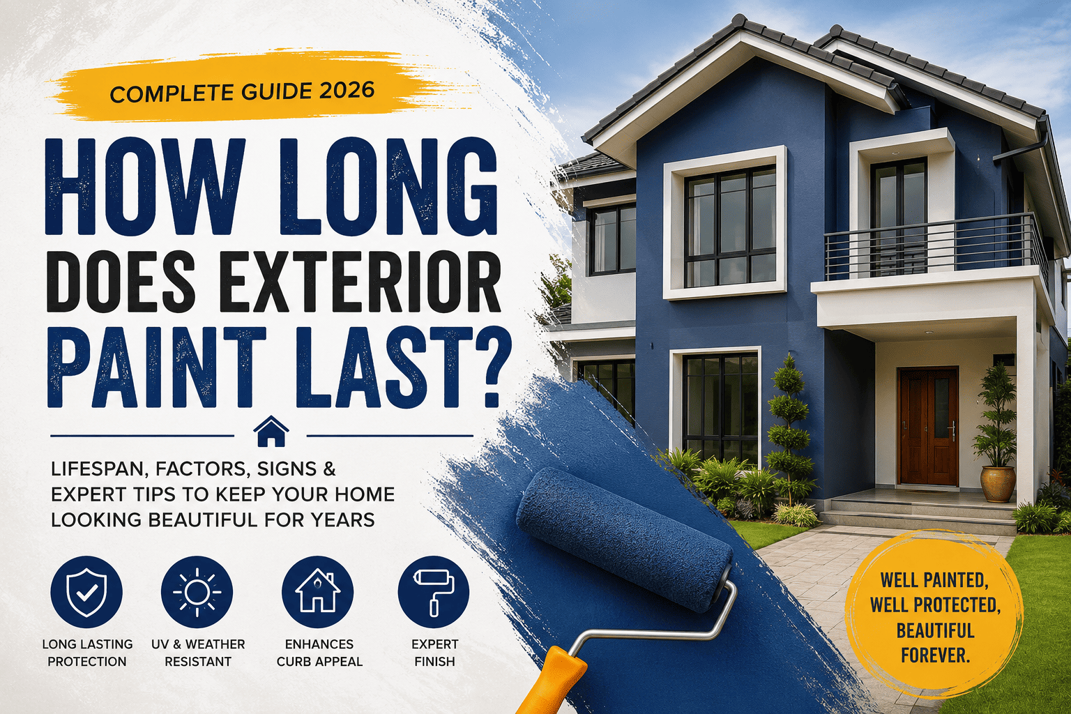 How Long Does Exterior Paint Last? Complete Guide for Homeowners (2026)